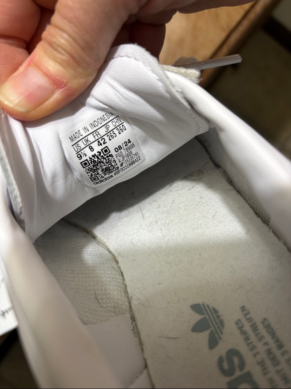 adidas Samba White Mint Green Gum Sole Sneakers - Picture 6 of 6